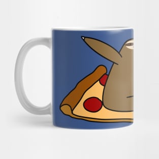 Sloth Riding a Pizza Mug